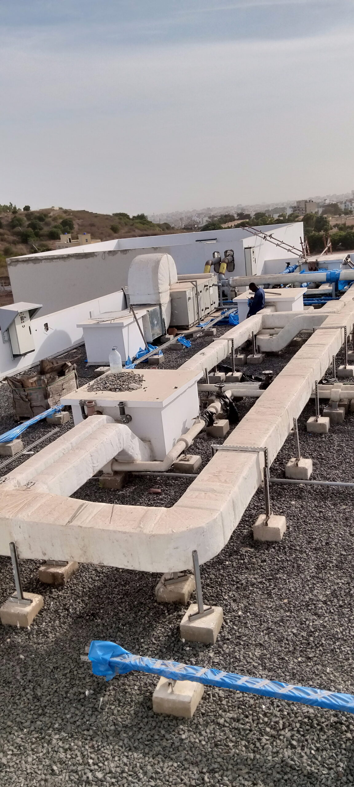 Toiture technique – Réseaux CVC